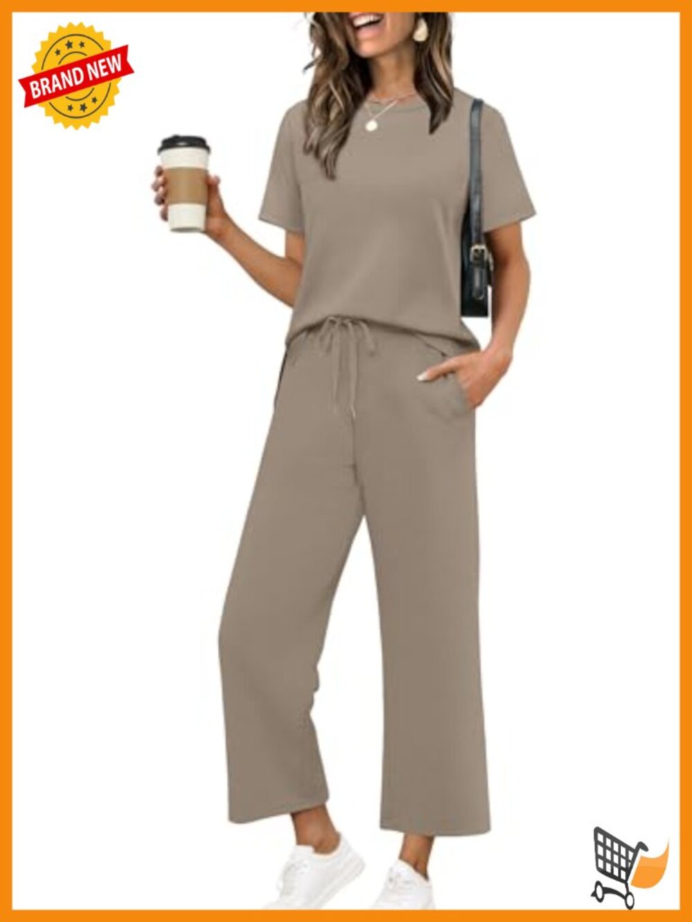 Women's 2 Piece Summer Lounge Set Side Slit Loungewear